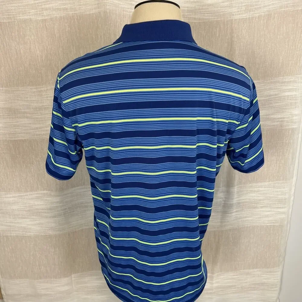Nike‎ Golf Tour Performance Polo Shirts Dri-Fit Size Large Lot of 2 Blue L